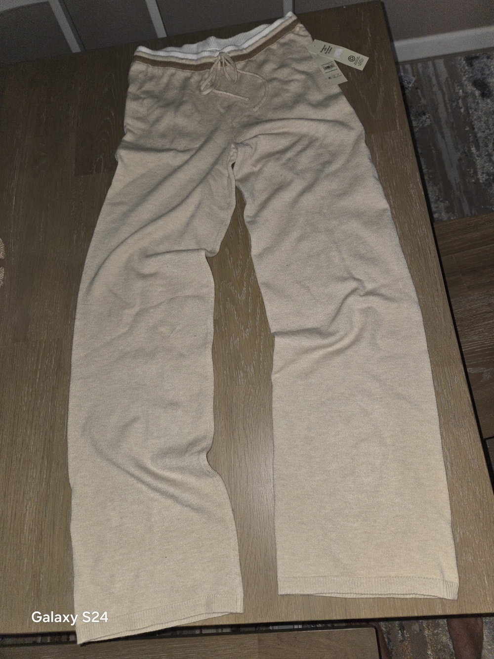 Womens XS Knit Pants No Boundaries Soft New NWT Wide Leg Sweater Pant